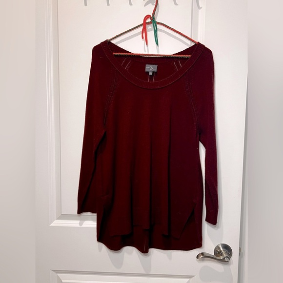 Market & Spruce Purple Pullover Sweater Size Medium - Picture 1 of 9